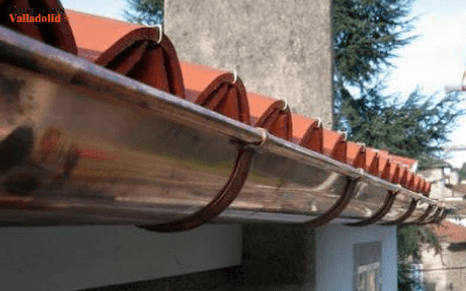 enganches en teja canalones de cobre 1920w